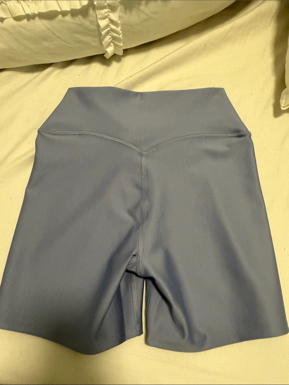 ALO Yoga High-Rise Periwinkle Bike Shorts. Never been worn before. Size small - Picture 2 of 3